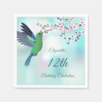 Colibri Et Fleur De Cerisiers | Naples d'anniversa