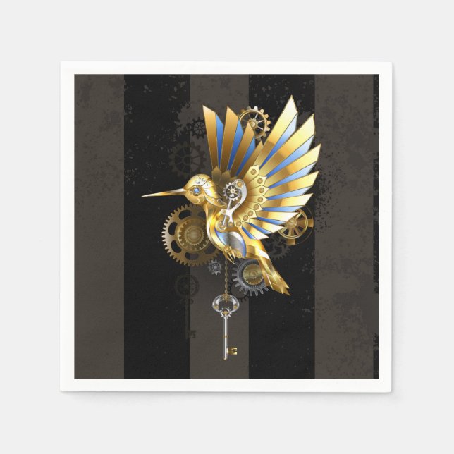 Serviette En Papier Colibri mécanique (Devant)