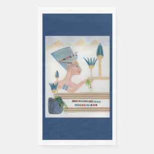 Serviette En Papier Collage Motif égyptien