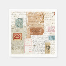 Collage Napkin