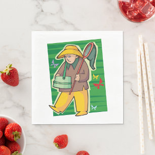 Serviette En Papier Collecteur papillon