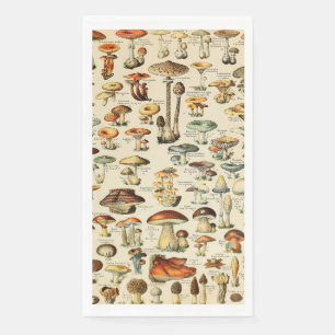 Serviette En Papier Collection de champignons
