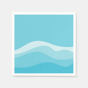 Serviette En Papier Collection de Mariages Ocean Wave