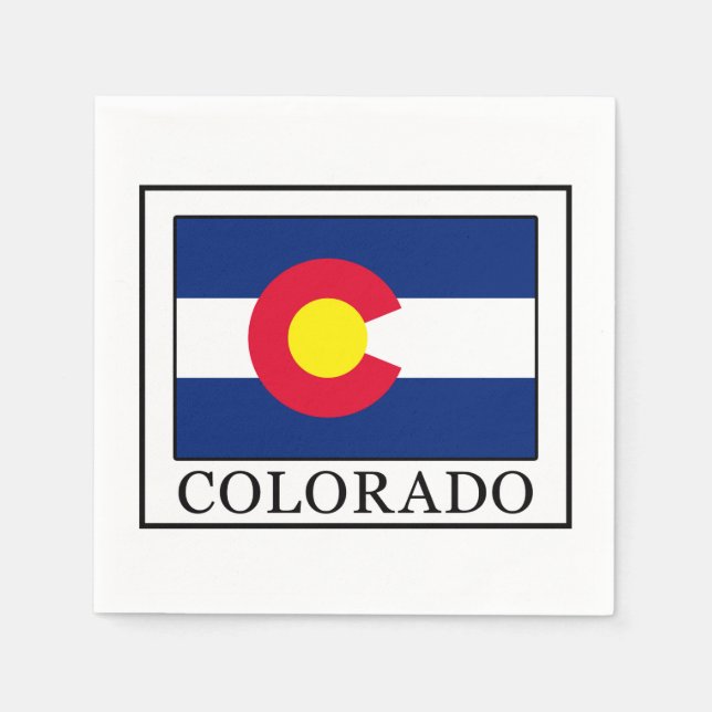 Serviette En Papier Colorado (Devant)