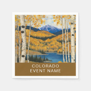 Serviette En Papier Colorado Aspens