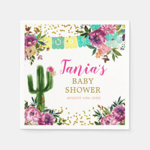 Serviette En Papier Coloré mexicain Taco sur Love Papier Napkin