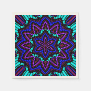 Serviette En Papier Colorful Mandala