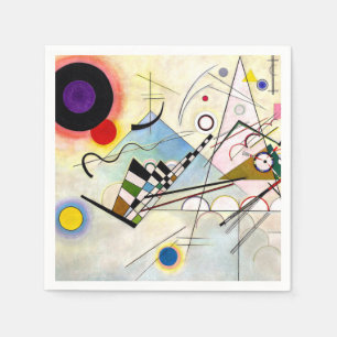 Serviette En Papier Composition Kandinsky 8