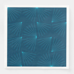 Serviette En Papier Concept de célébration de la lumière bleue, modern