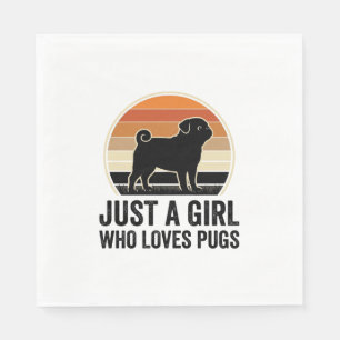Serviette En Papier Concepteur de chemise pour fille de chien amateur