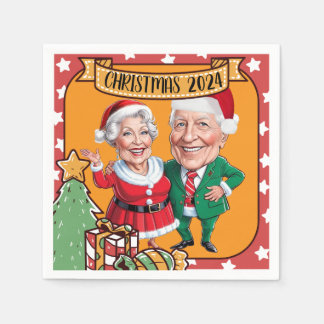 Serviette En Papier Conception de caricature personnalisée Festive ora
