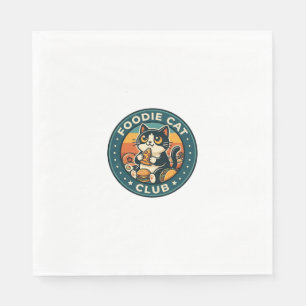 Serviette En Papier Conception de chat de nourriture Chaton mignon - C