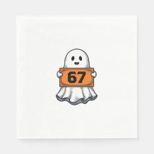 Serviette En Papier Conception de chemise Halloween Vintage Ghost Numb