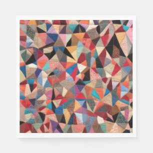 Serviette En Papier Conception de courtepointe folle