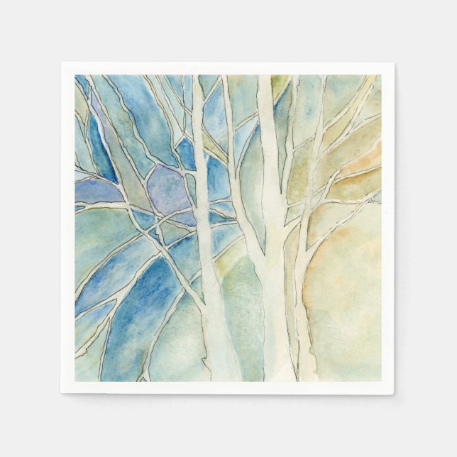 Serviette En Papier Conception de solstice sur les serviettes Party (Devant)