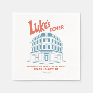 Serviette En Papier Conception du diner de Luke Stars Hollow