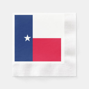 Serviette En Papier Conception du drapeau de l'État du Texas