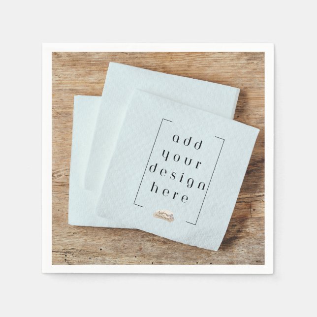 Serviette En Papier Conception personnalisée de l'impression de servie (Devant)