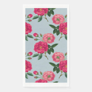 Serviette En Papier Conception Rose vintage