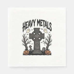 Serviette En Papier Conception vectorielle de cimetière Halloween de m