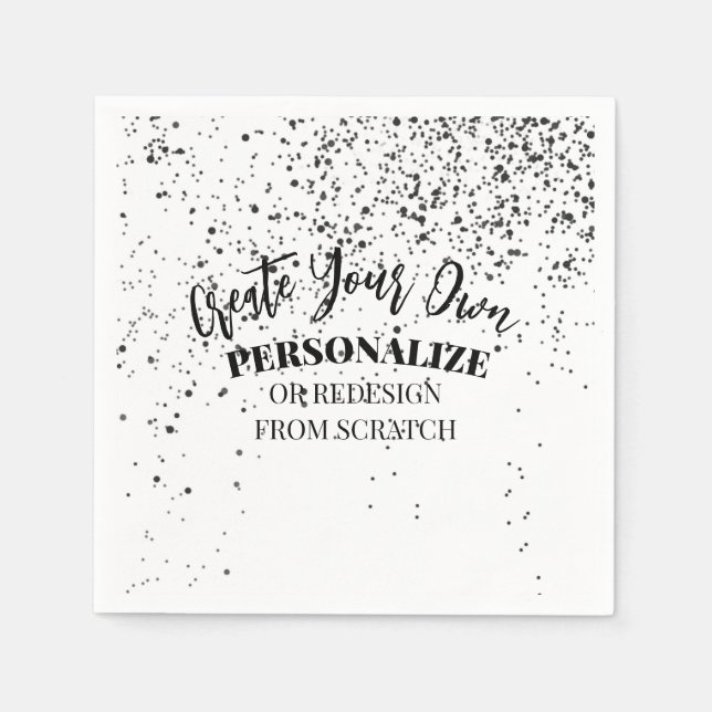 Serviette En Papier Concevez votre propre personnalisation (Devant)