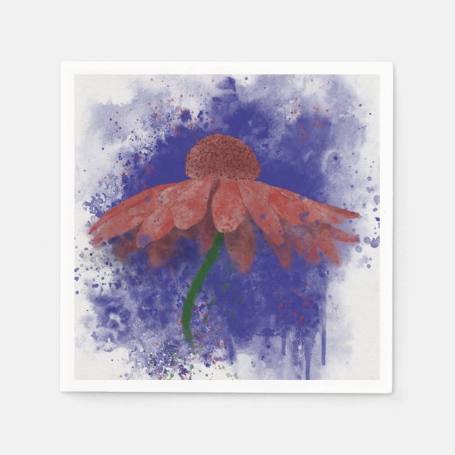 Serviette En Papier Coneflower (Devant)