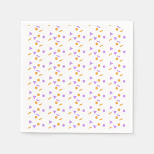 Serviette En Papier Confettis à thème Halloween   Violet
