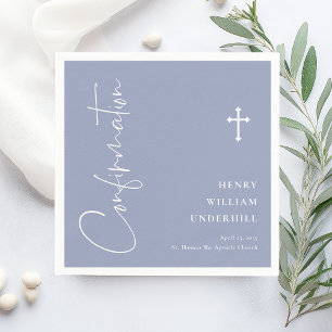 Serviette En Papier Confirmation de script Boys