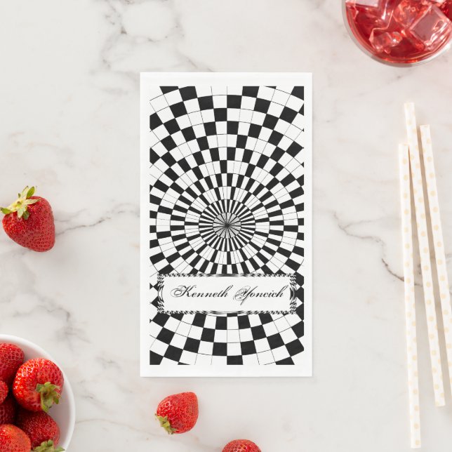 Serviette En Papier Contre-spirales par Kenneth Yoncich (En situation)