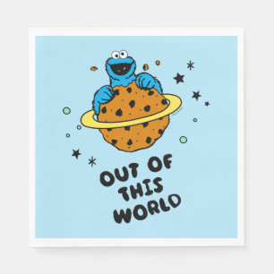 Serviette En Papier Cookie Monster   Hors de ce monde