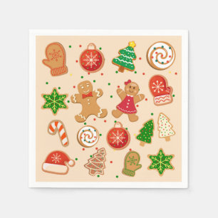 Serviette En Papier Cookies de Noël