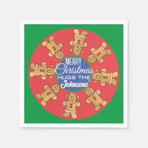 Serviette En Papier Cookies en pain d'épice de Noël
