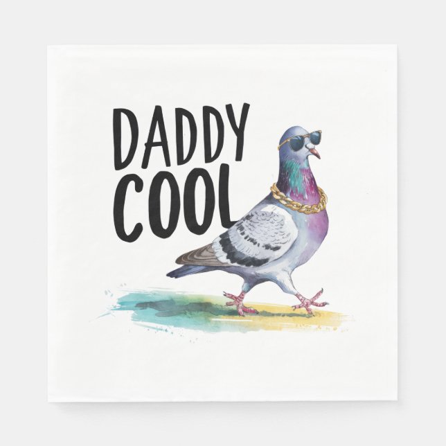 Serviette En Papier Cool papa (Devant)