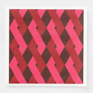 Serviette En Papier Cool, unique, tendance, formes géométriques urbain
