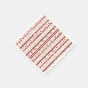 Serviette En Papier Coquette Coeurs et vaches Motif serviettes