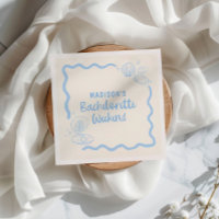 Coquillages et Cloches de Mariage Bleu Clair Dessi