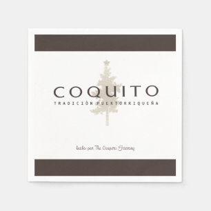 Serviette En Papier Coquito Tradition Porto-Ricaine Publicité