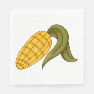 Serviette En Papier Corn Cob