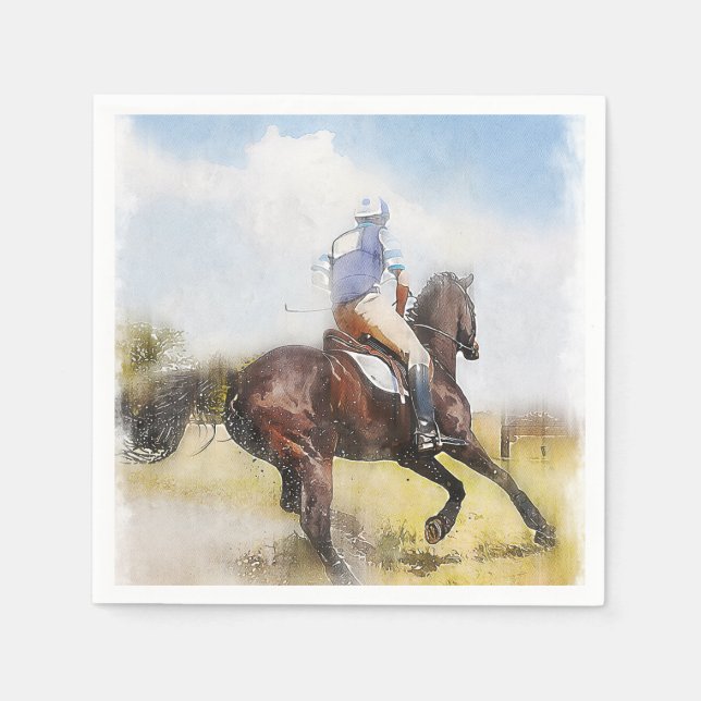 SERVIETTE EN PAPIER CORRESPONDANCE POLO (Devant)
