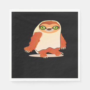 Serviette En Papier Costumes d'Halloween paresse T-shirt surdimensionn