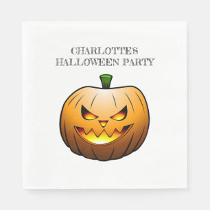 Serviette En Papier Cosy Jack olantern Citrouille d'Halloween