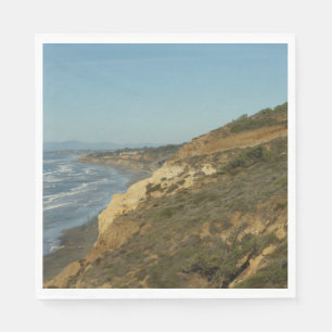 Serviette En Papier Côte Californie Paysage de voyage Pittoresque