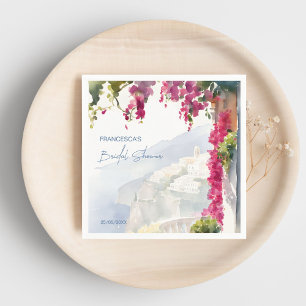 Serviette En Papier Côte d'Amalfi Méditerranée enterrement de vie de j