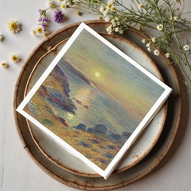 Serviette En Papier Coucher de soleil à Douarnenez (Créateur téléchargé)