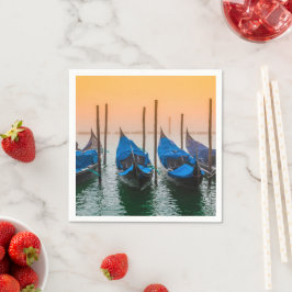 Serviette En Papier Coucher de soleil à Venise