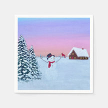 coucher de soleil hivernal