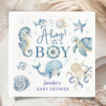Coucou C'est Un Garçon Baby Shower Thème Marin