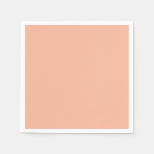 Serviette En Papier Couleur de la broche solide Tropical (Devant)