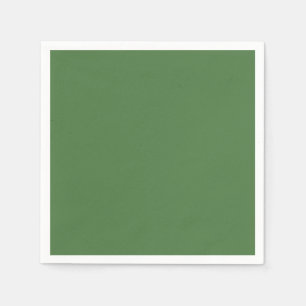 Serviette En Papier Couleur ferme verte