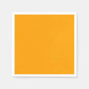 Serviette En Papier Couleur jaune moutarde solide